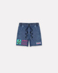 Pas de Mer - Athletics short denim