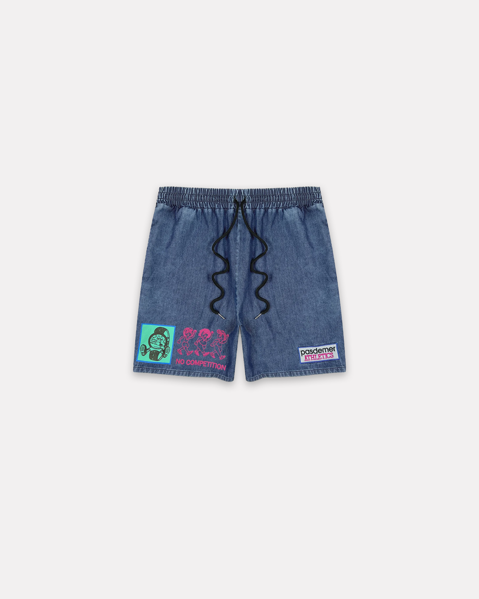 Pas de Mer - Athletics short denim