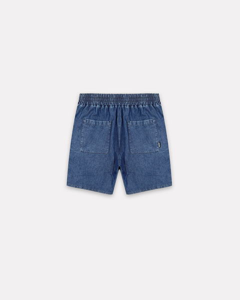 PAS DE MER - ATHLETICS SHORTS DENIM