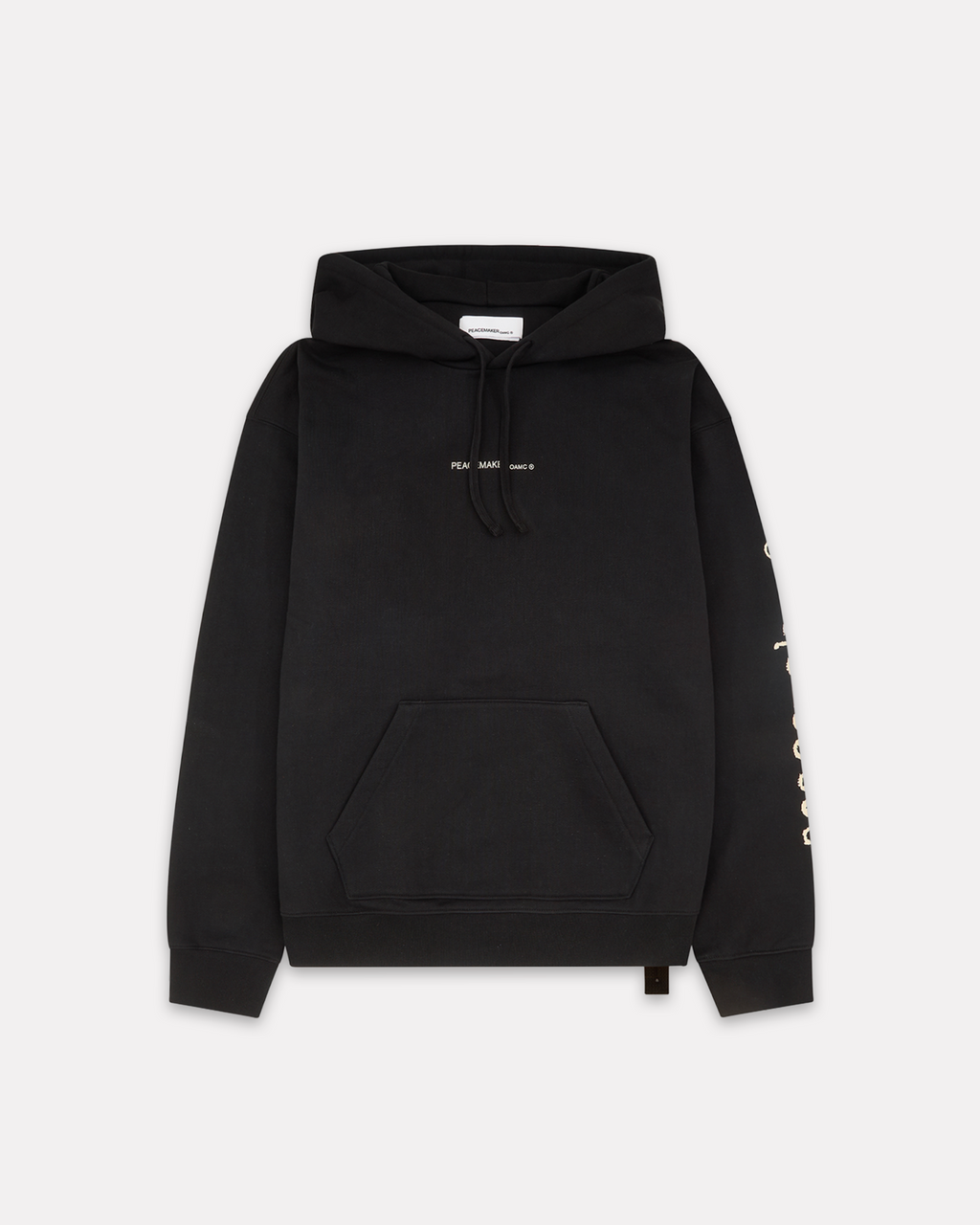 PEACEMAKER BY OAMC -  LOOSE FIT HOODIE PIGEON PRINT BLACK