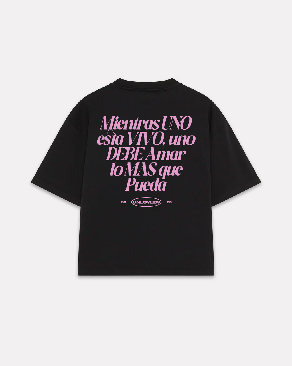 UNLOVED - BAILE BOXY TEE NERA