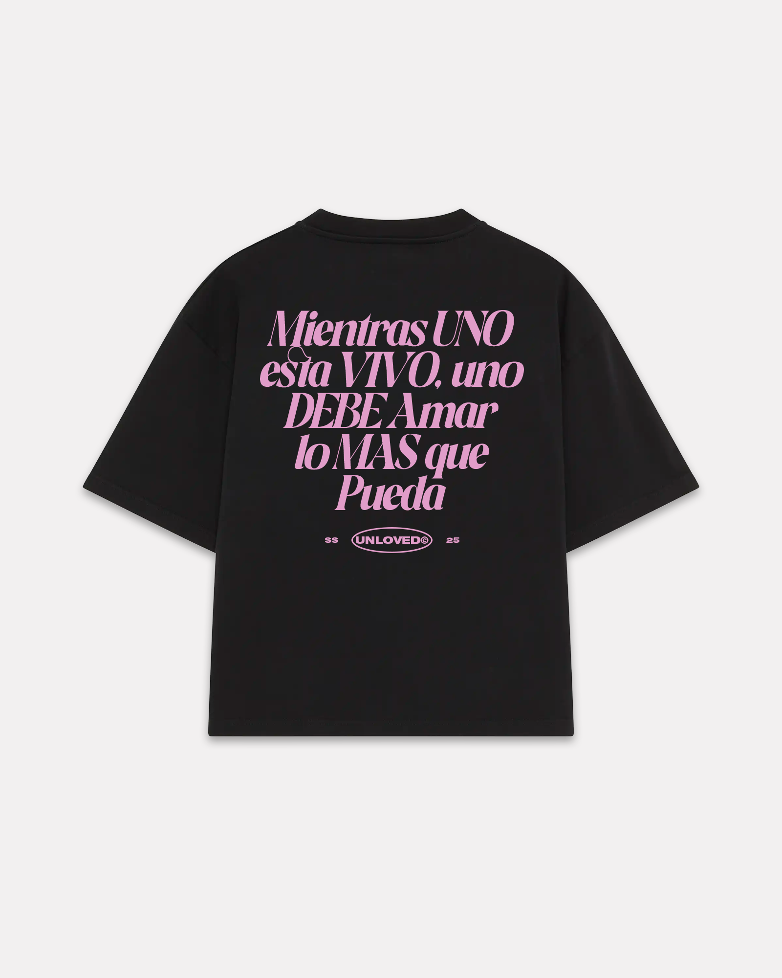 Unloved - Baile boxy tee nera