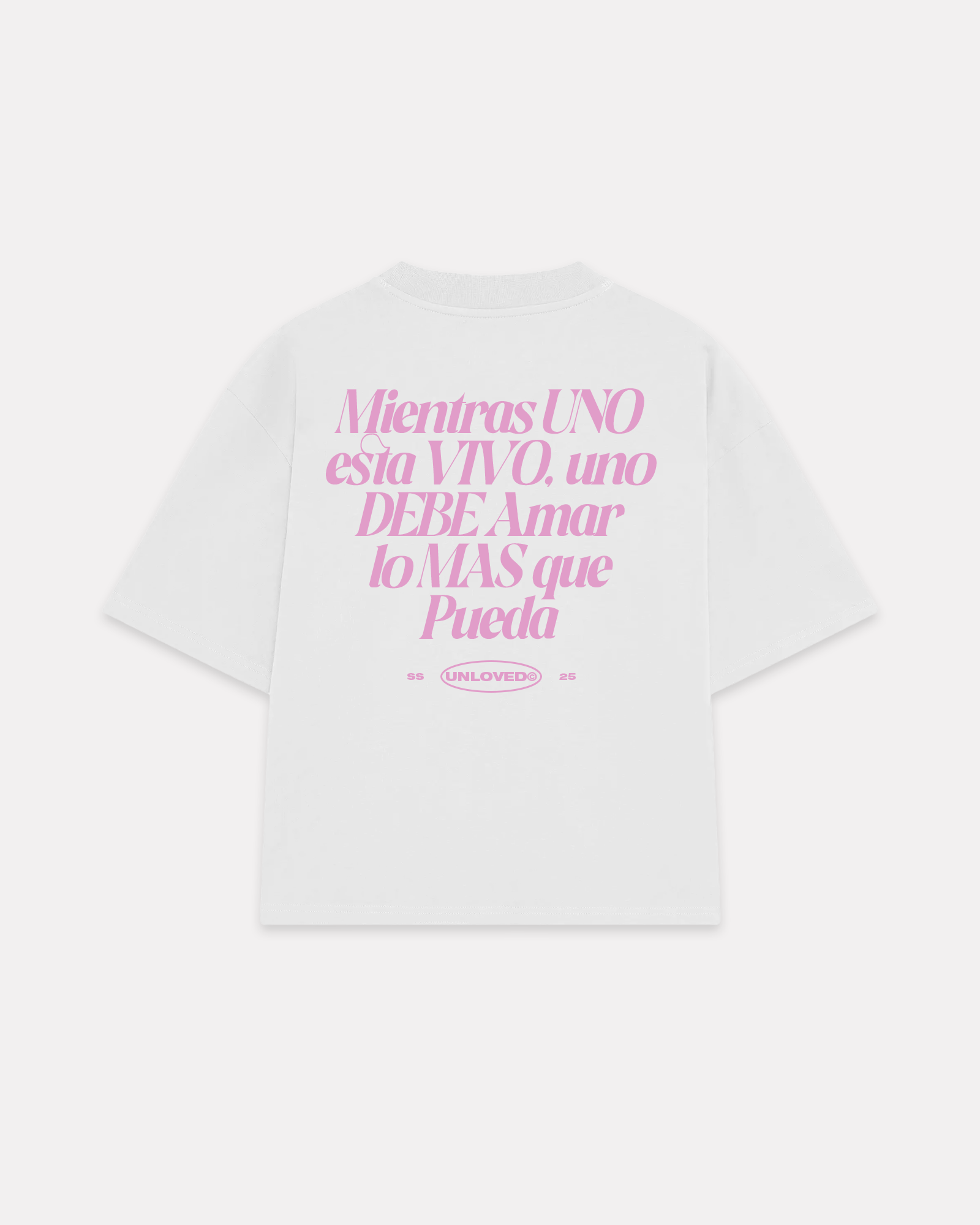 Unloved - Baile boxy tee bianca