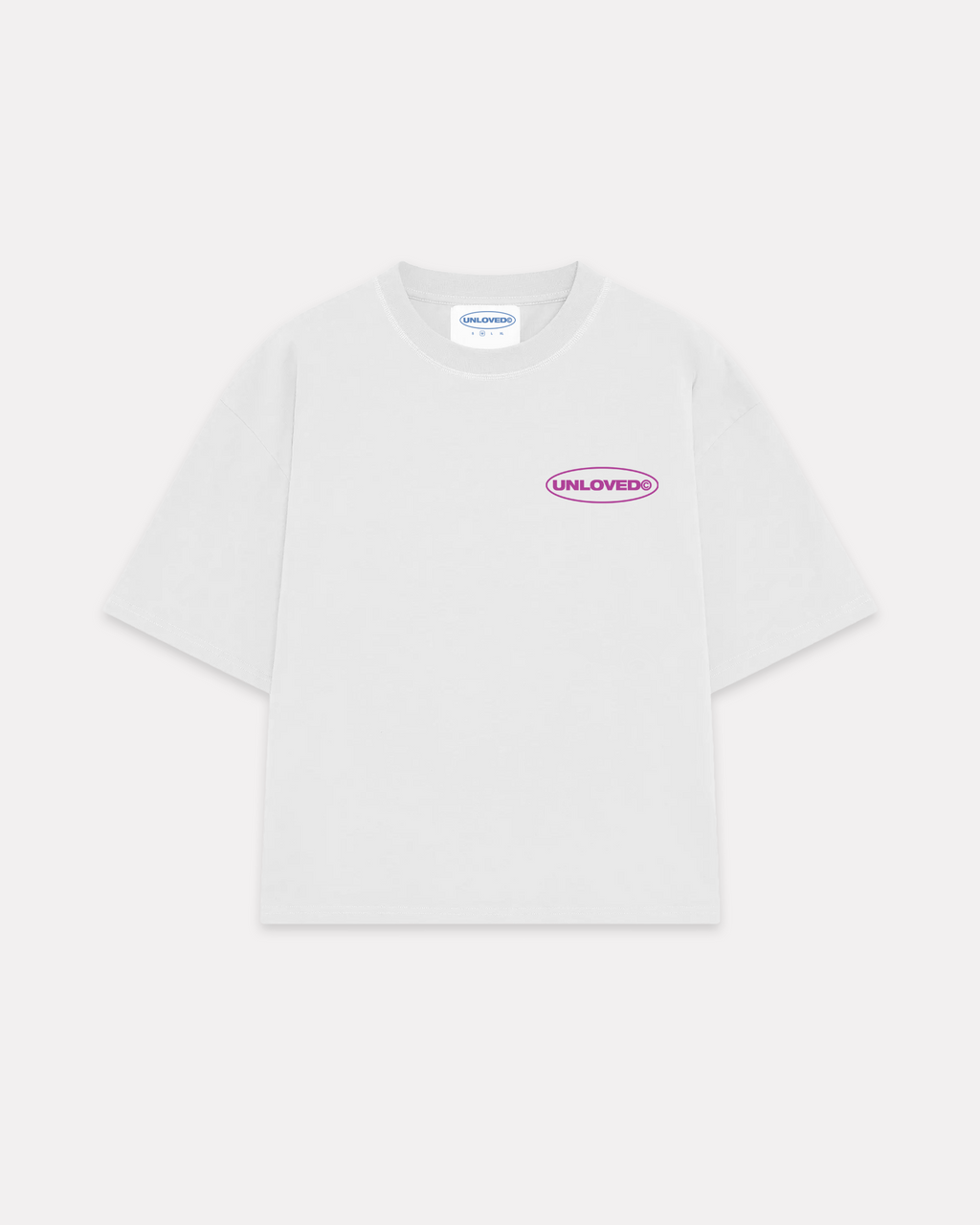 UNLOVED - BROKEN HEART BOXY TEE BIANCA
