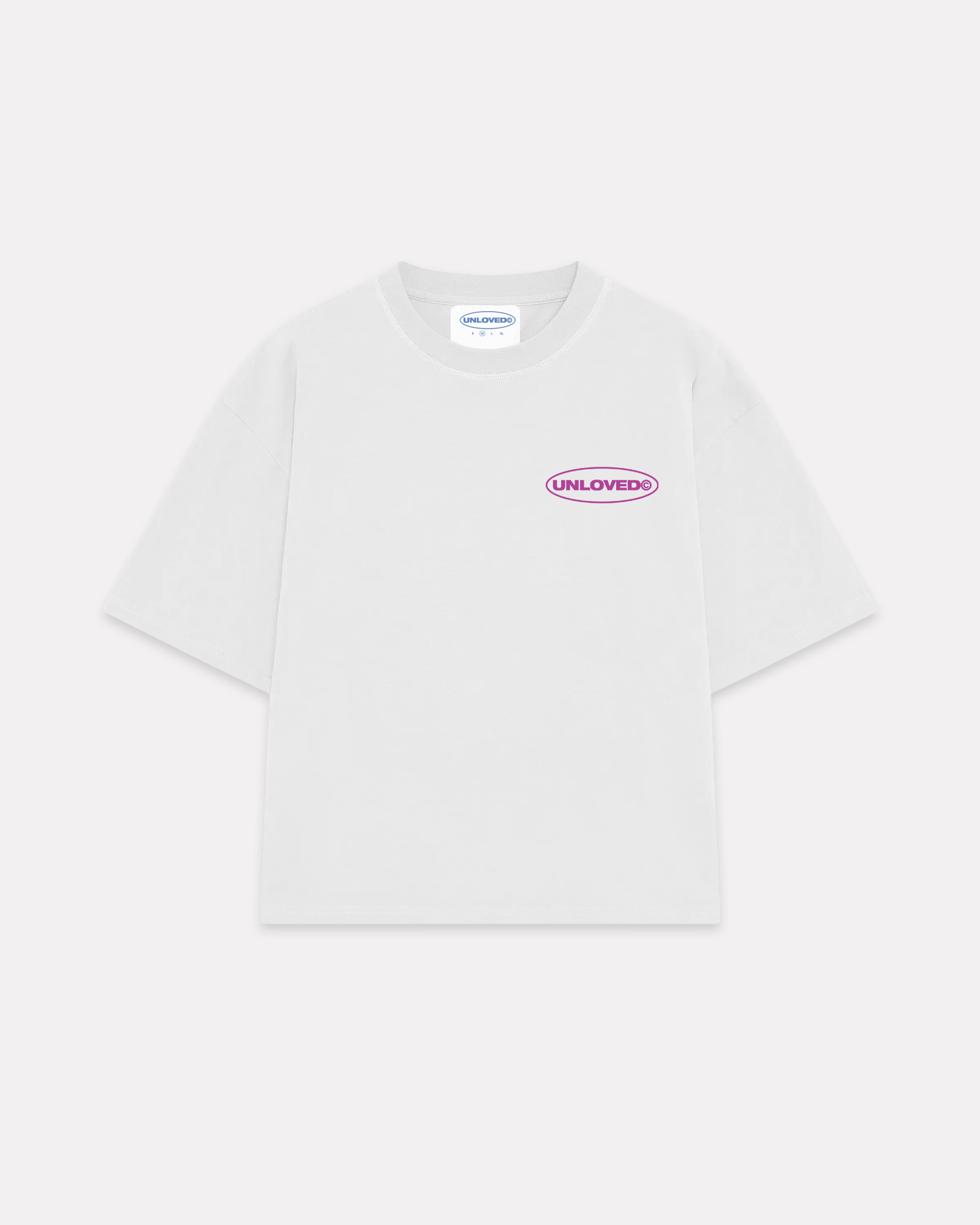 UNLOVED - BROKEN HEART BOXY TEE BIANCA