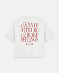 Unloved - Kanye Drake boxy tee bianco