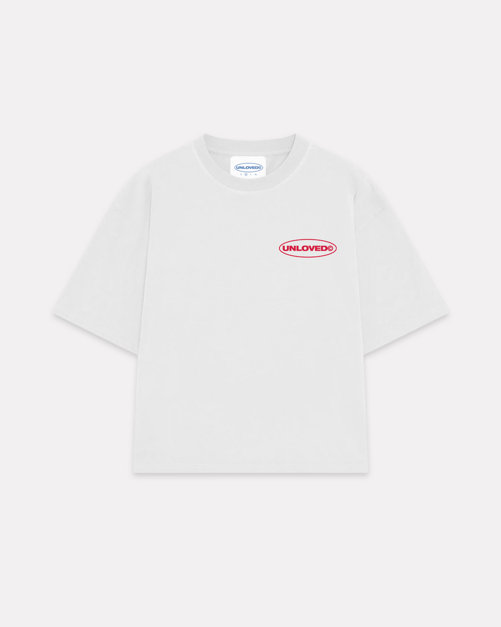 UNLOVED - RED FLAG BOXY TEE BIANCA
