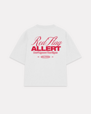 UNLOVED - RED FLAG BOXY TEE BIANCA
