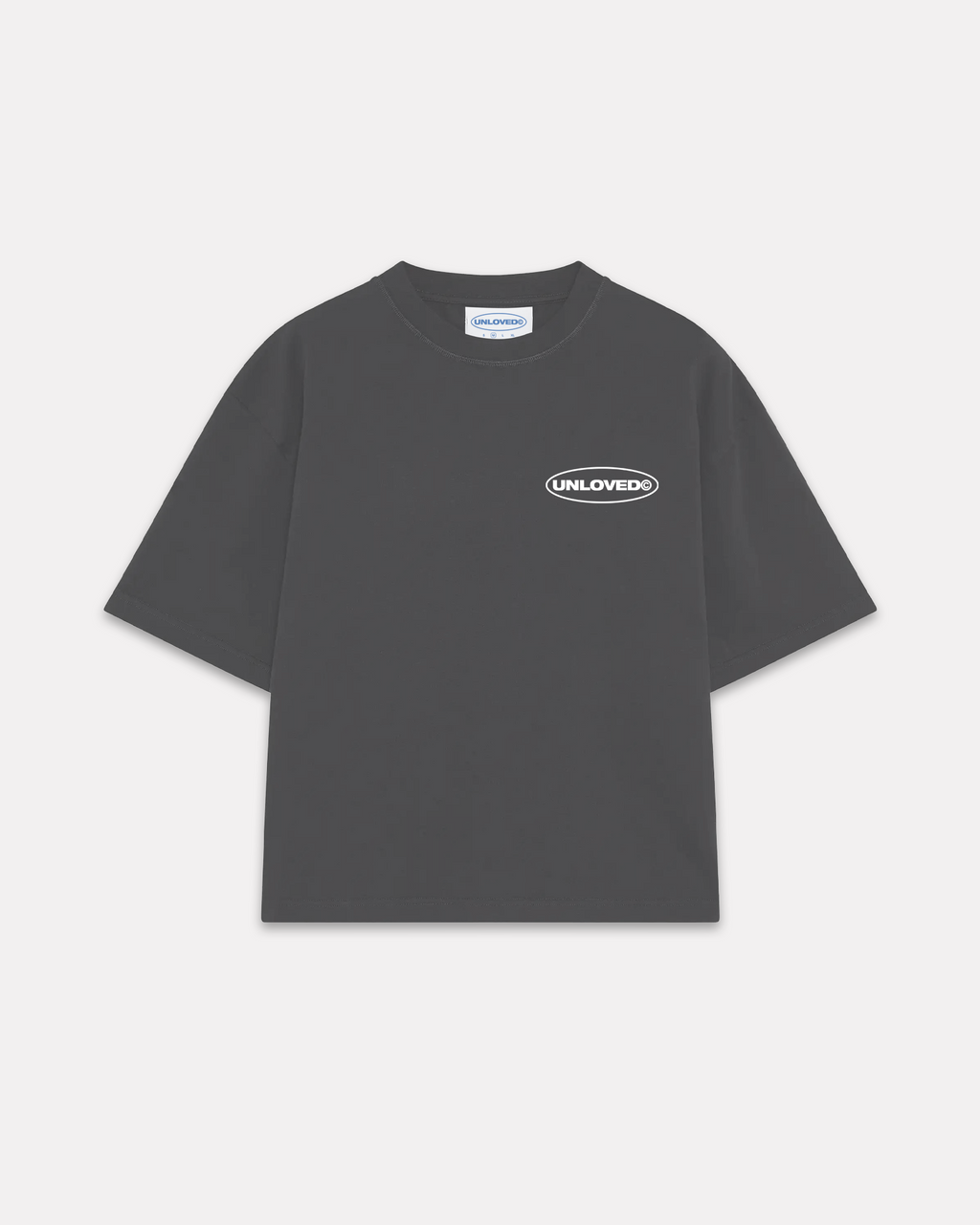UNLOVED - THE EX BOXY TEE GRIGIA