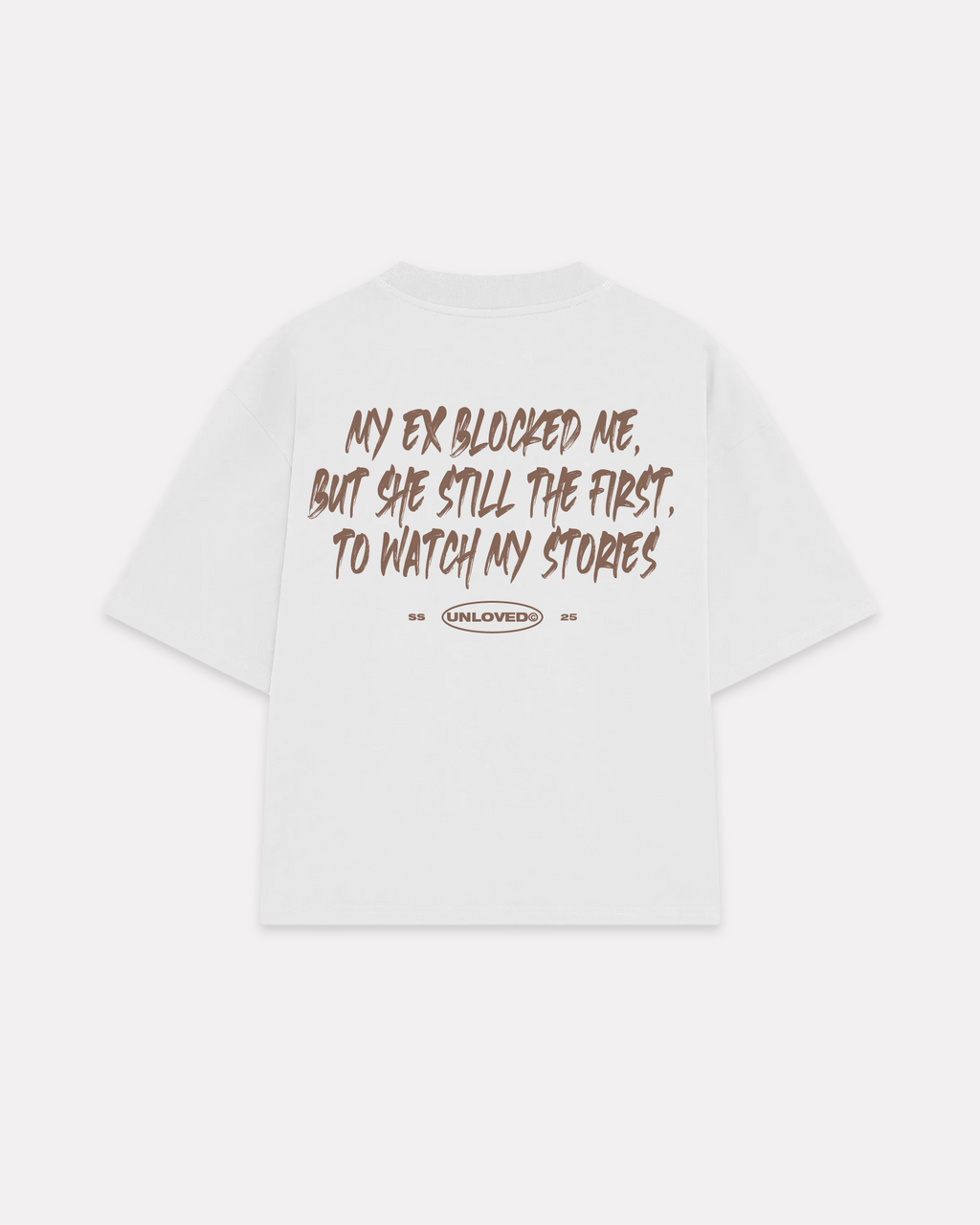 UNLOVED - THE EX BOXY TEE BIANCA