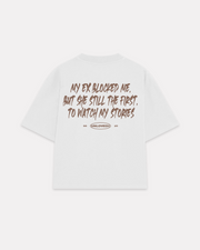 UNLOVED - THE EX BOXY TEE BIANCA