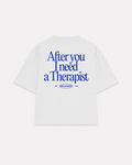 Unloved - Therapist boxy tee bianca