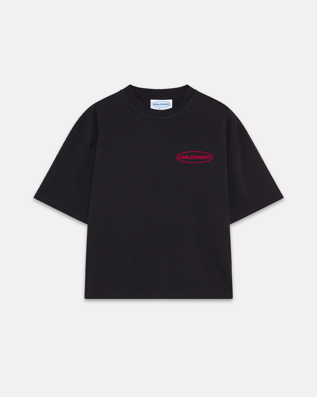 Unloved - Fall in love boxy tee nero