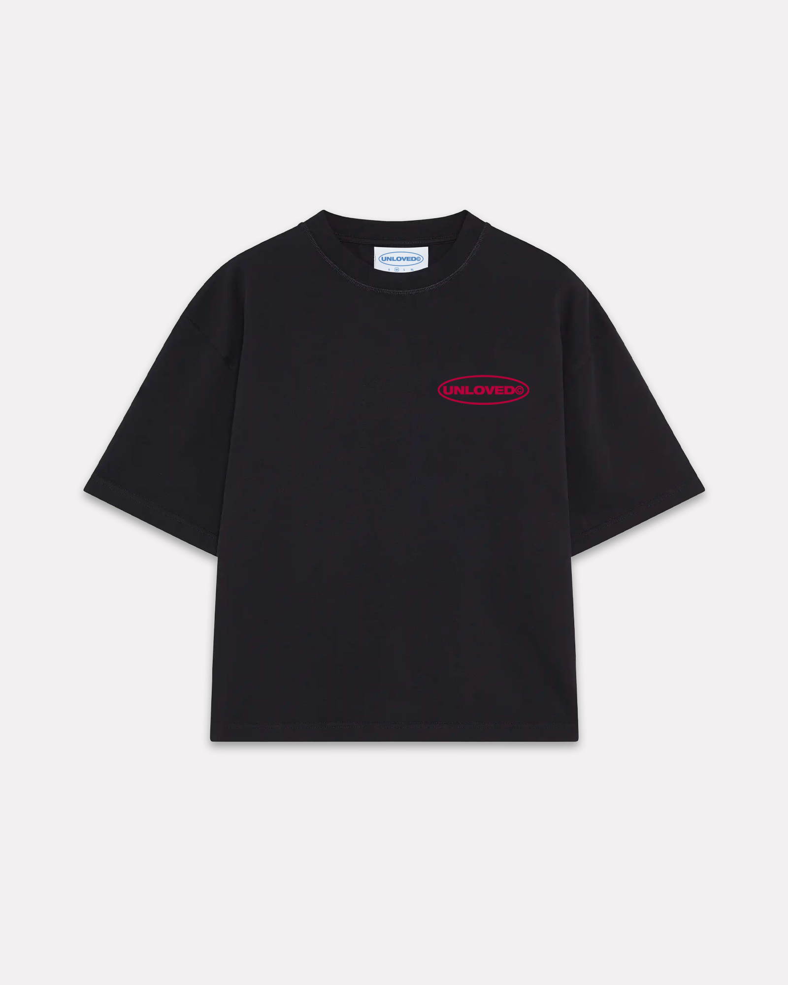 Unloved - Fall in love boxy tee nero