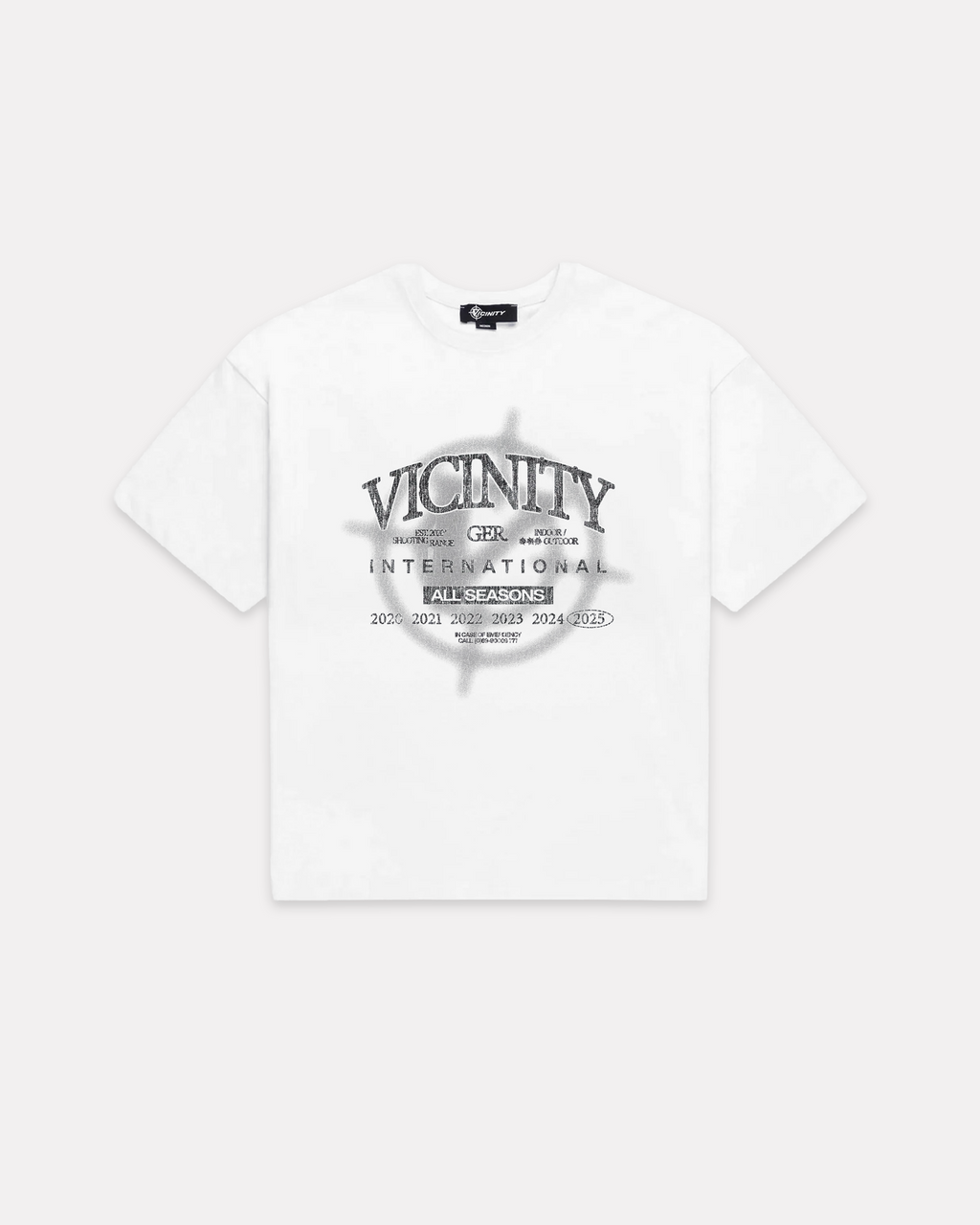 VICINITY - ALL SEASONS BOXY TEE WHITE
