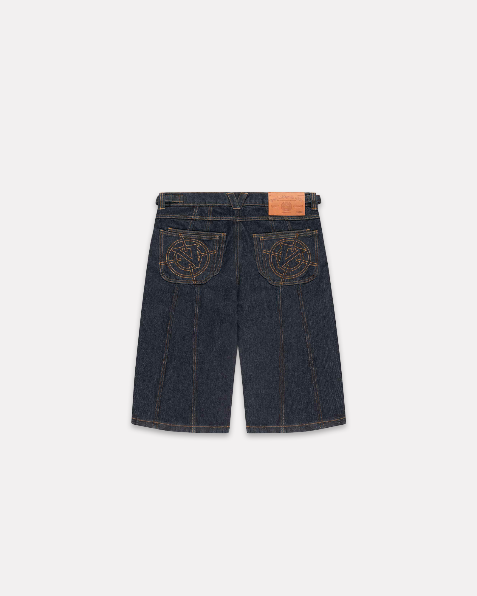 VICINITY - V-LOGO RAW JORTS