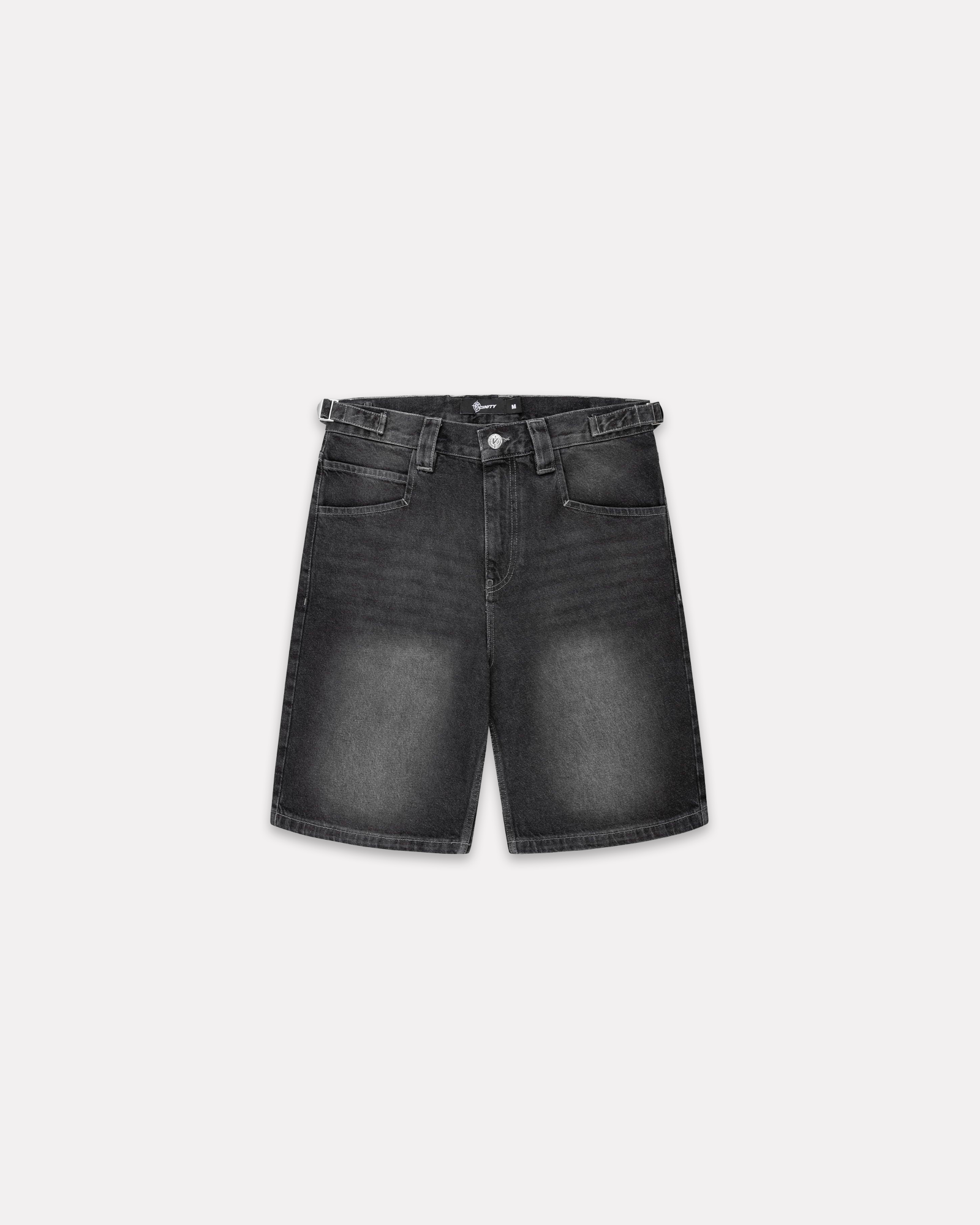 VICINITY - STONE WASHED DENIM JORTS