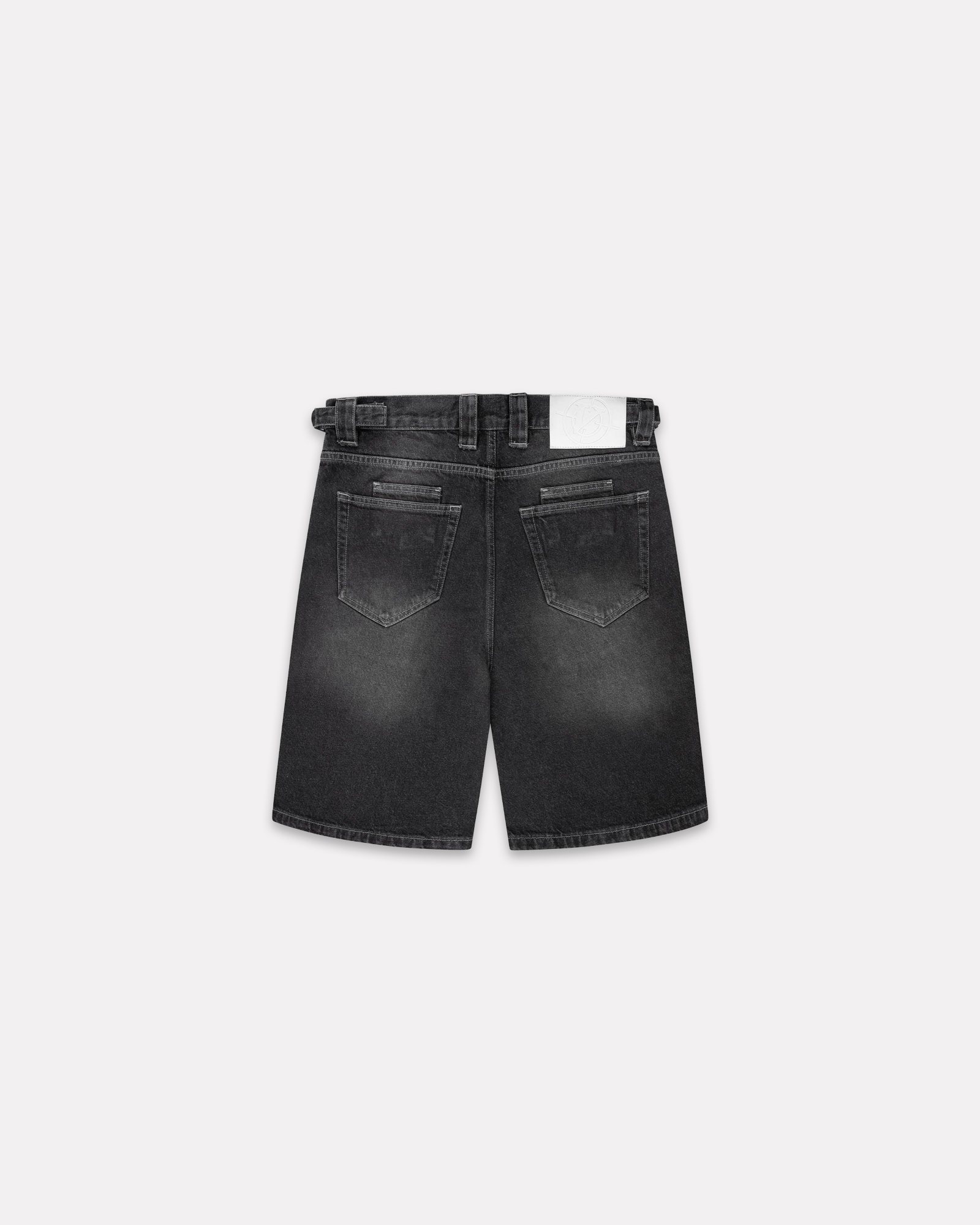 VICINITY - STONE WASHED DENIM JORTS
