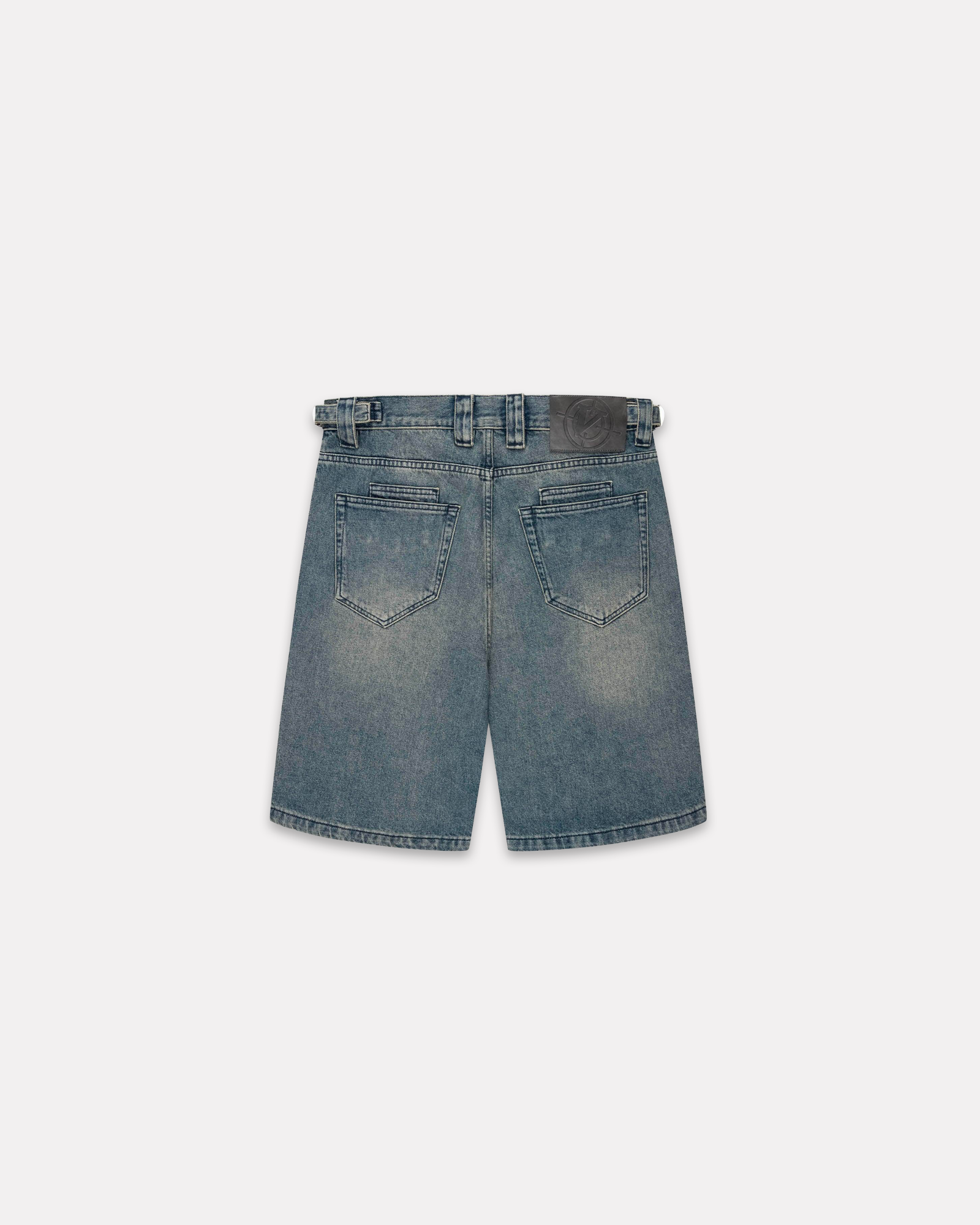 Vicinity - Yellow tinted denim jorts