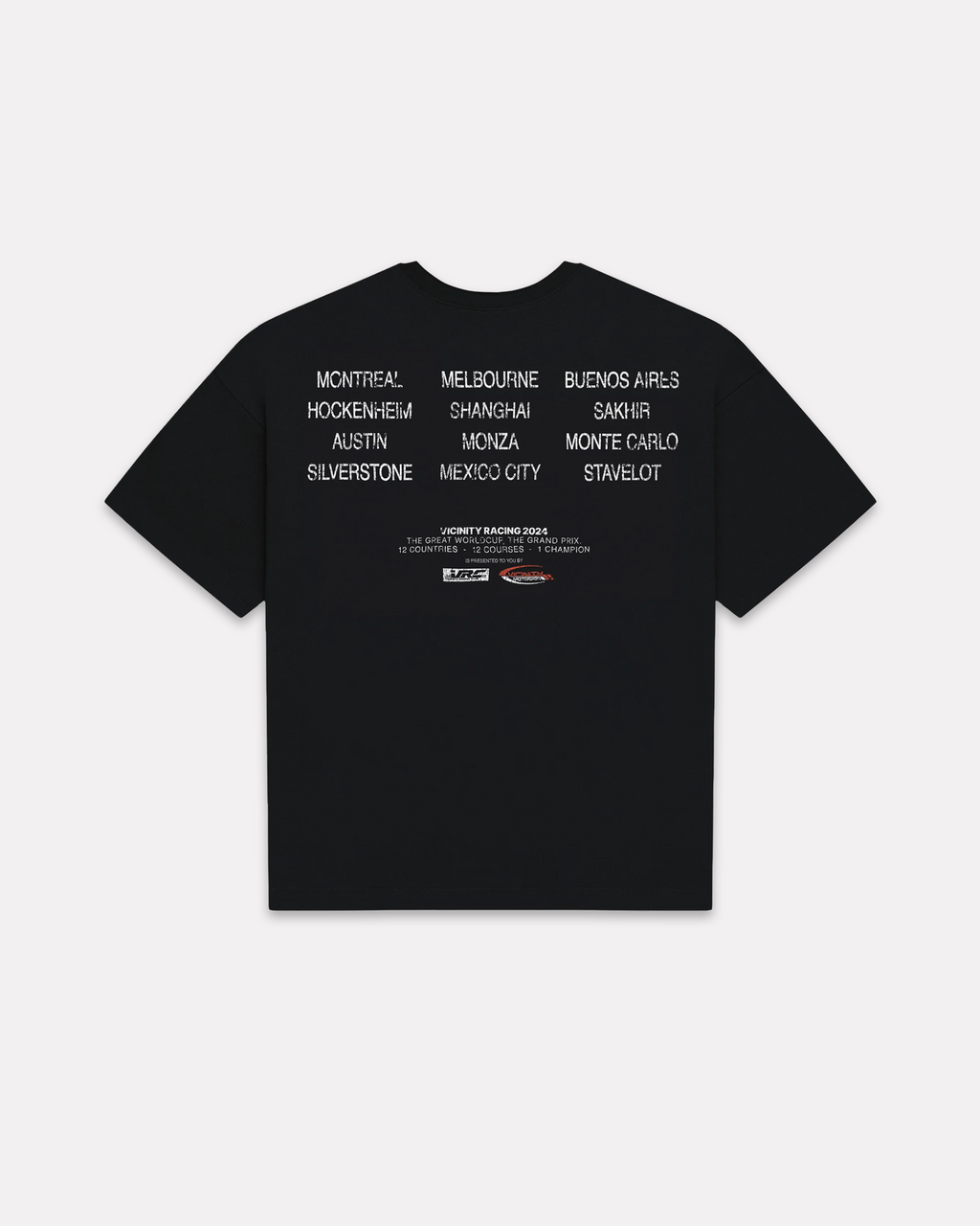 VICINITY - RACING WORLDCUP BOXY TEE BLACK