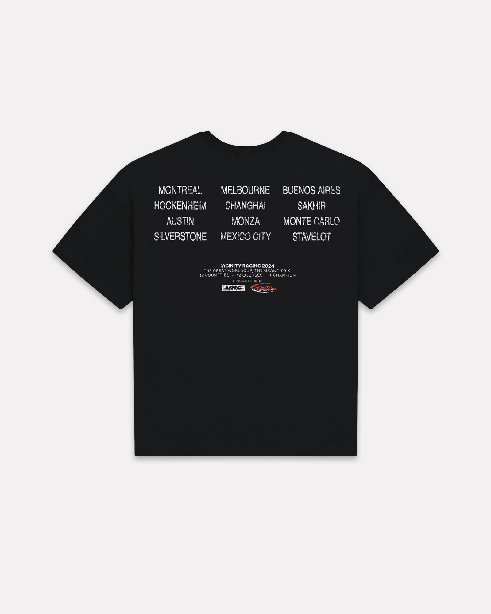 VICINITY - RACING WORLDCUP BOXY TEE BLACK