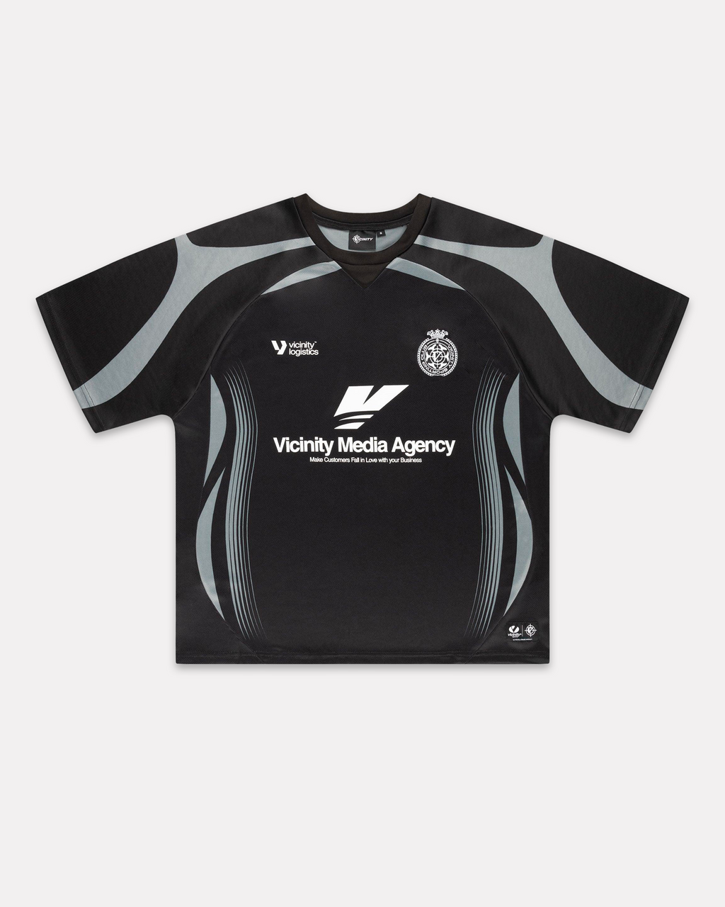 VICINITY - WAVE BOXY JERSEY BLACK