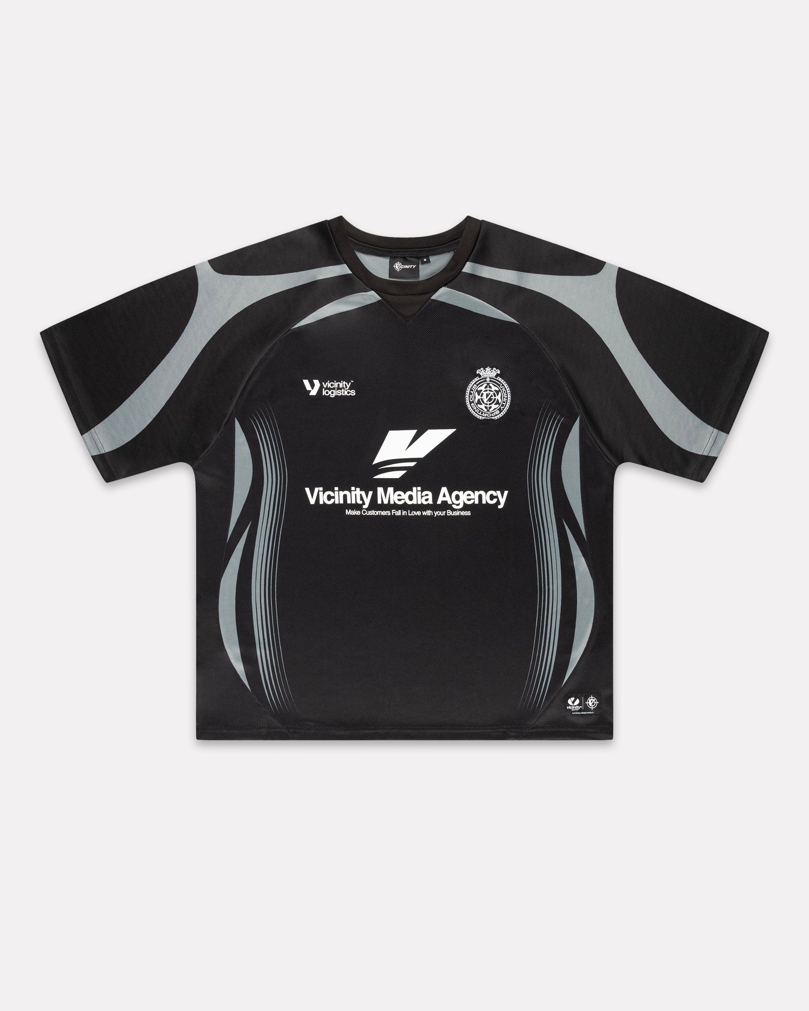 VICINITY - WAVE BOXY JERSEY BLACK