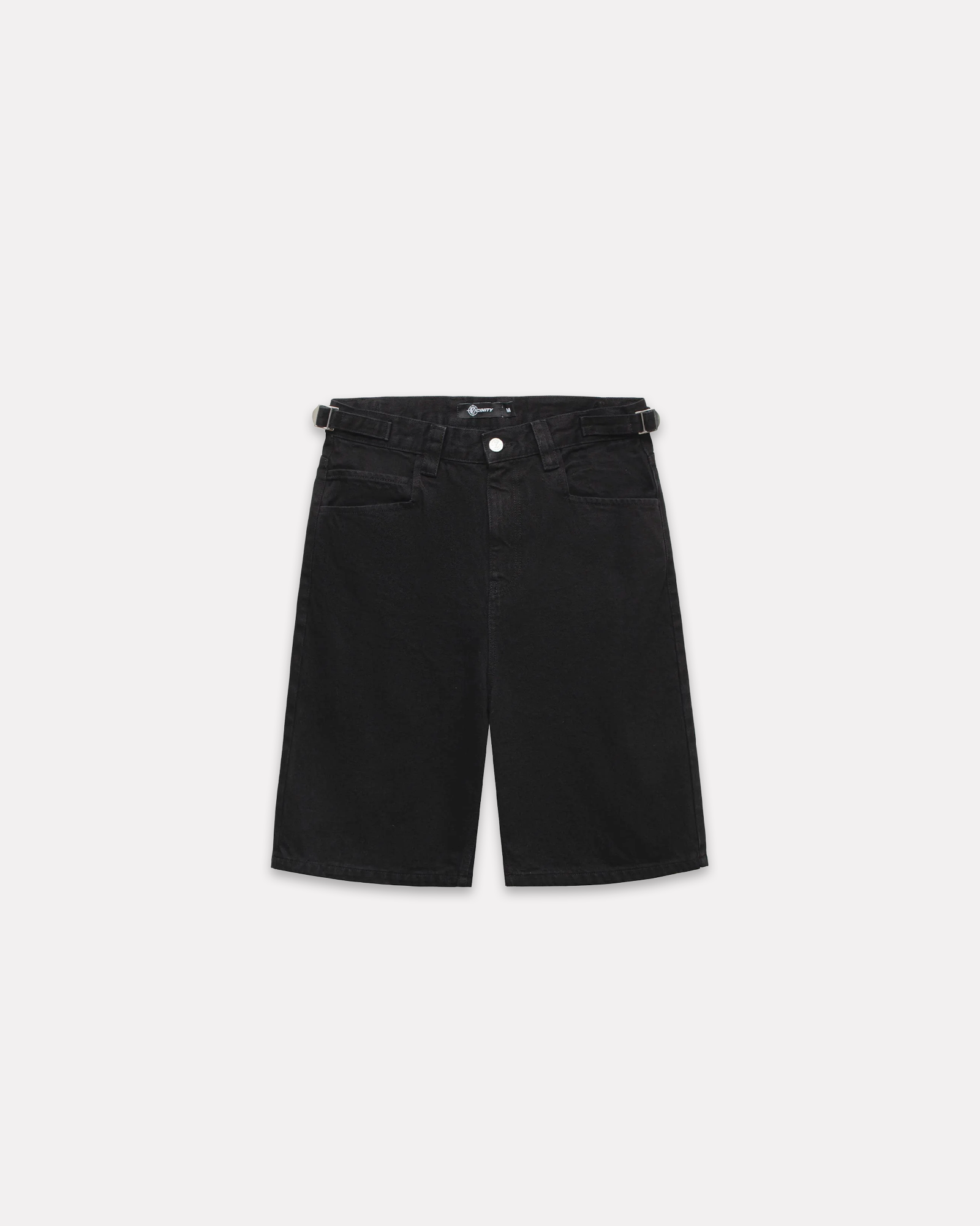 VICINITY - MIDNIGHT BLACK DENIM JORTS