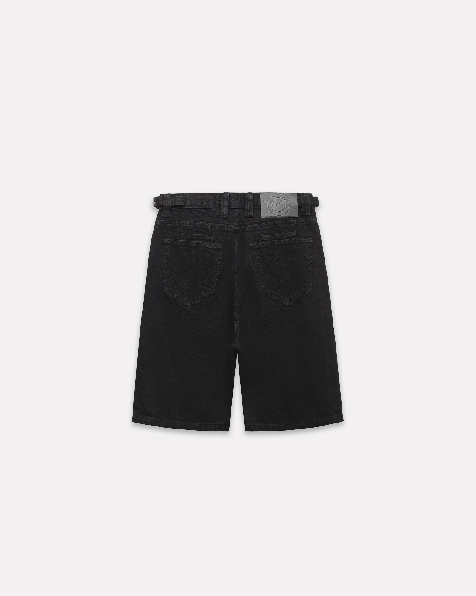 VICINITY - MIDNIGHT BLACK DENIM JORTS