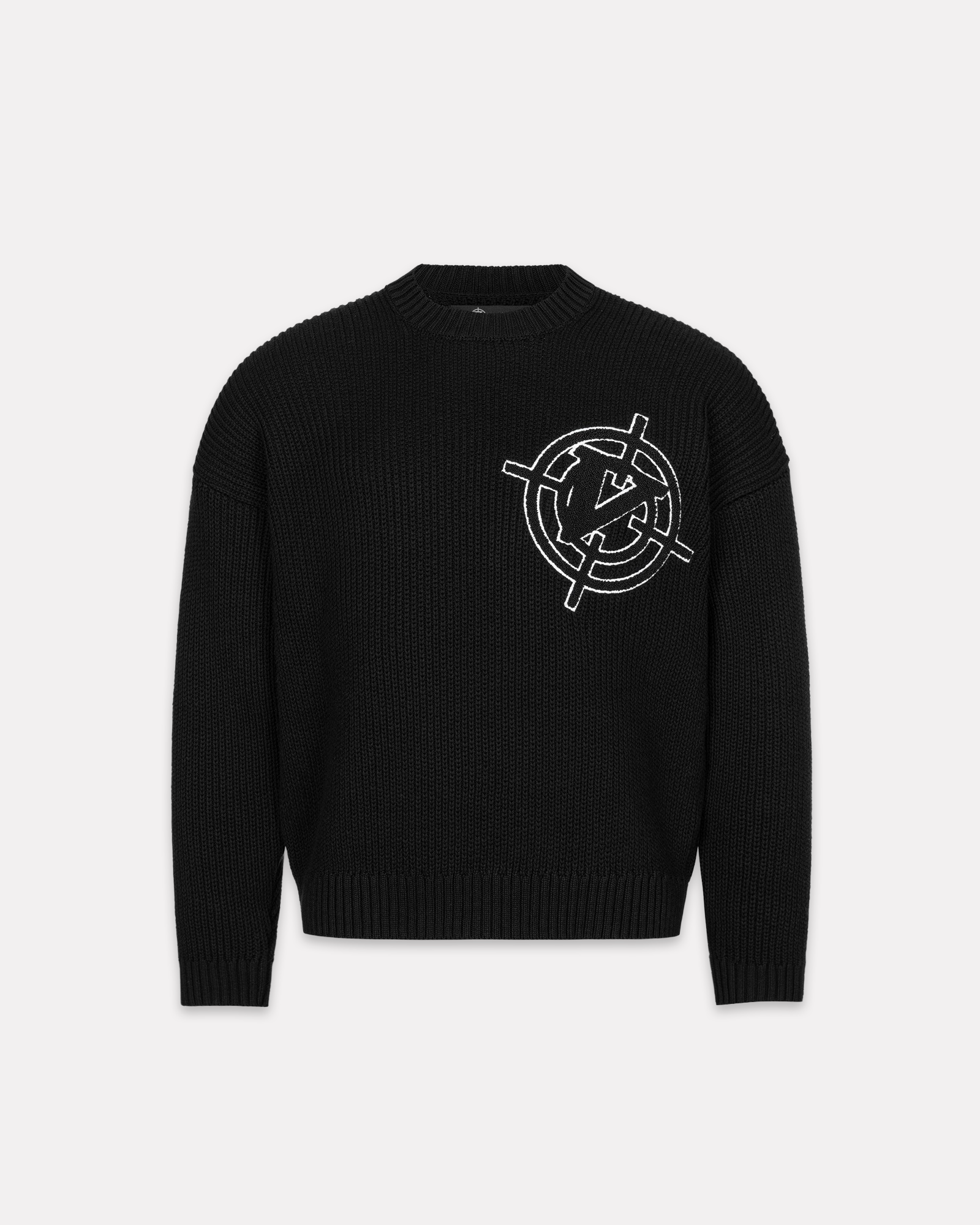 VICINITY - V-LOGO KNITWEAR BLACK