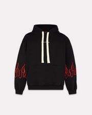 VISION OF SUPER - EMBROIDERED FLAMES ROSSO