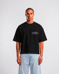 Barrio Studios - Chrome logo boxy tee nero
