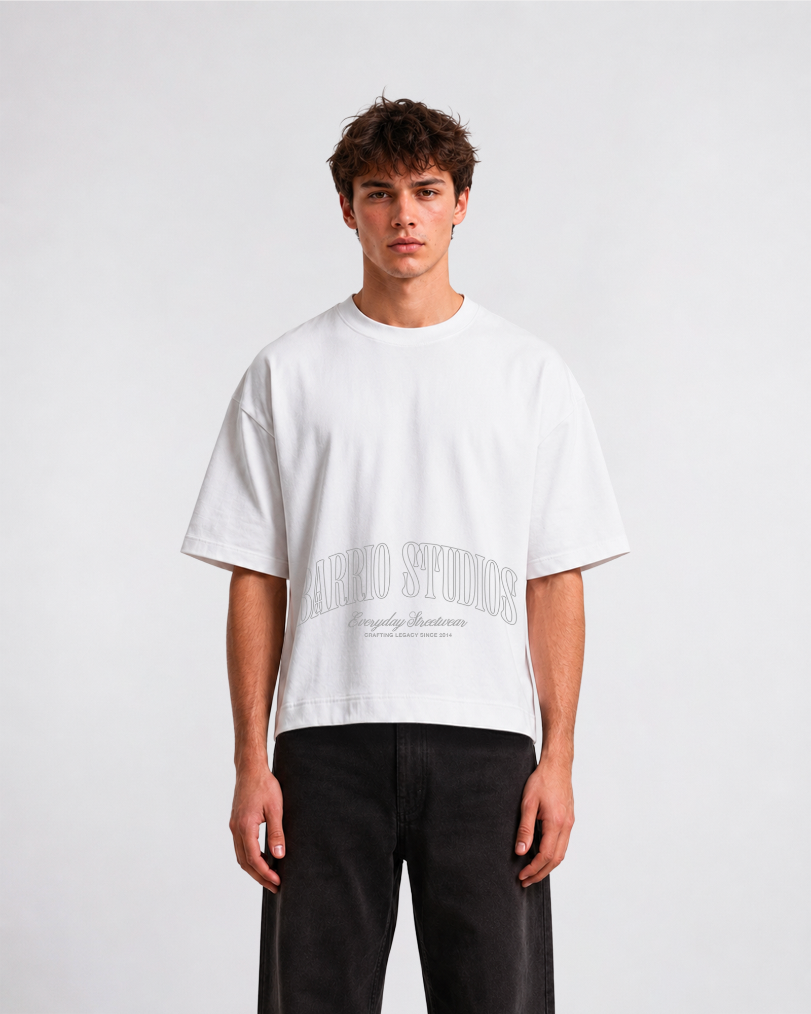 Barrio Studios - Legacy boxy tee bianco
