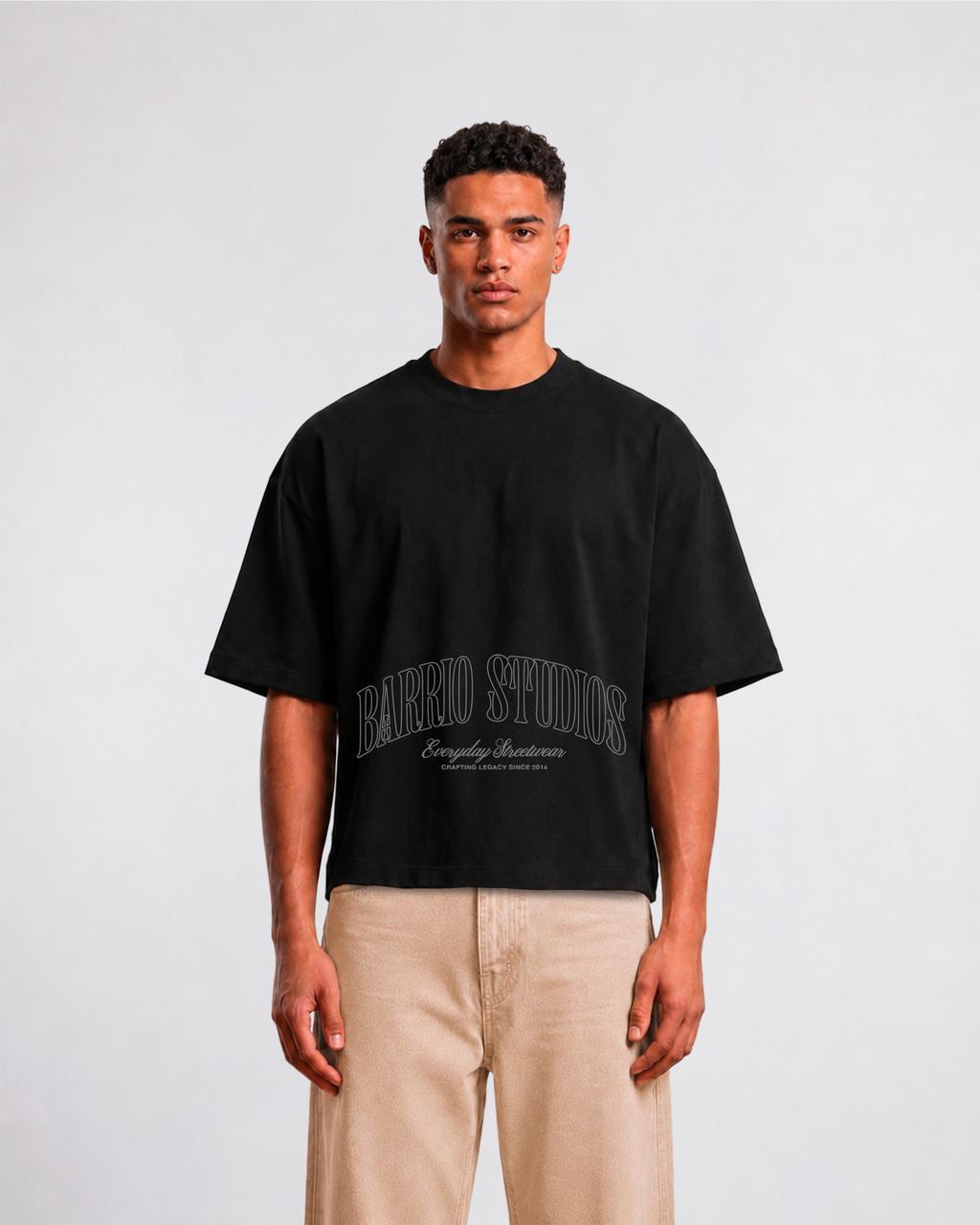 Barrio Studios - Legacy boxy tee nero