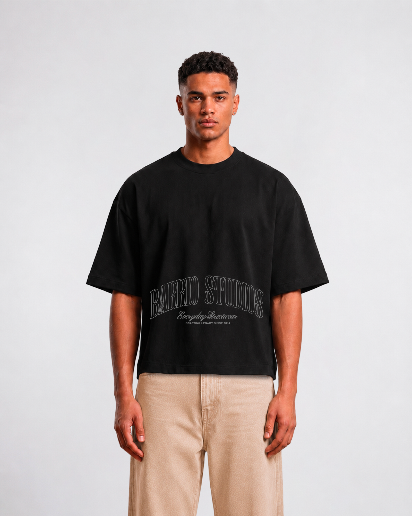 Barrio Studios - Legacy boxy tee nero