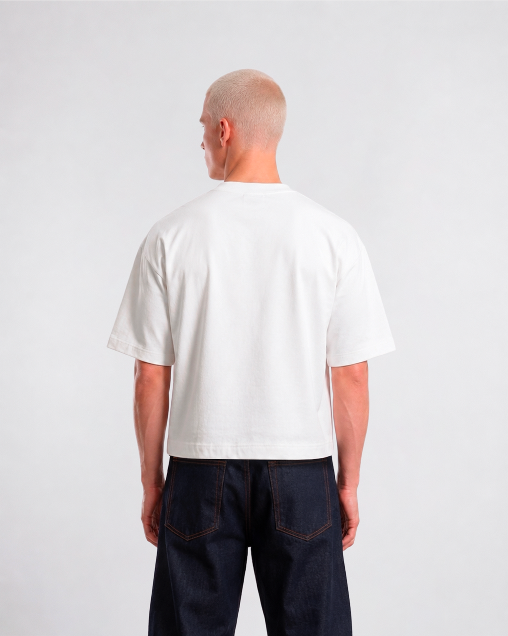 Barrio Studios - Yatch boxy tee bianco