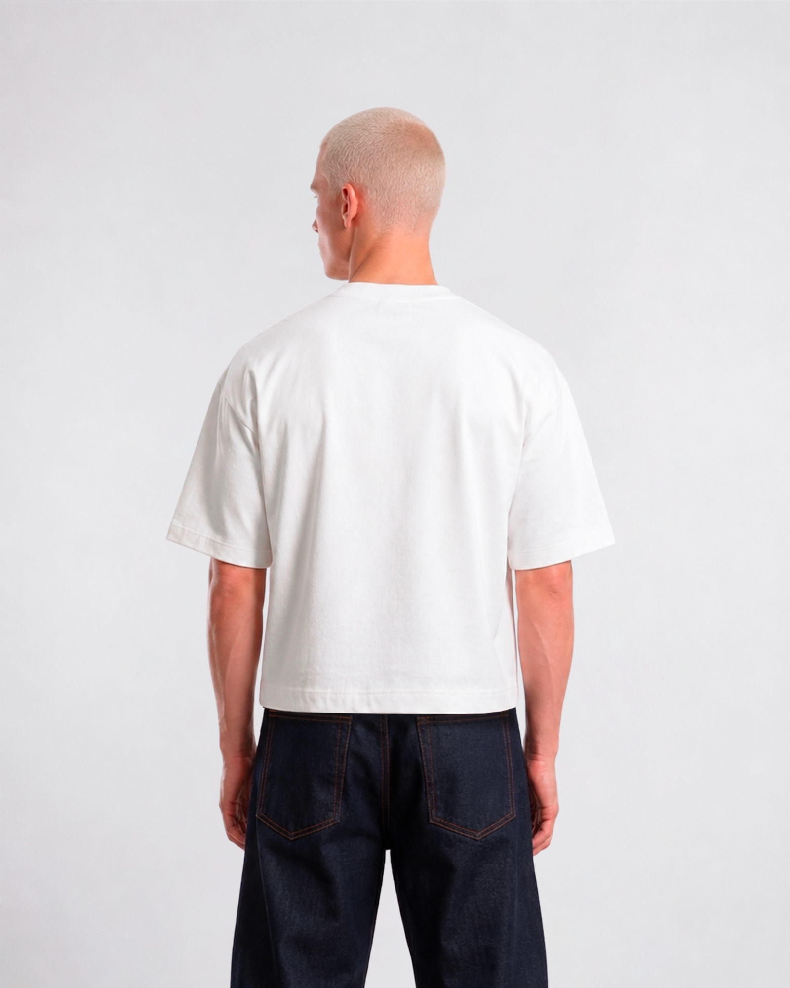 Barrio Studios - Yatch boxy tee bianco