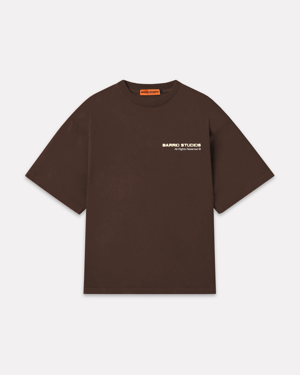 BARRIO STUDIOS - PRAISE BOXY TEE BROWN