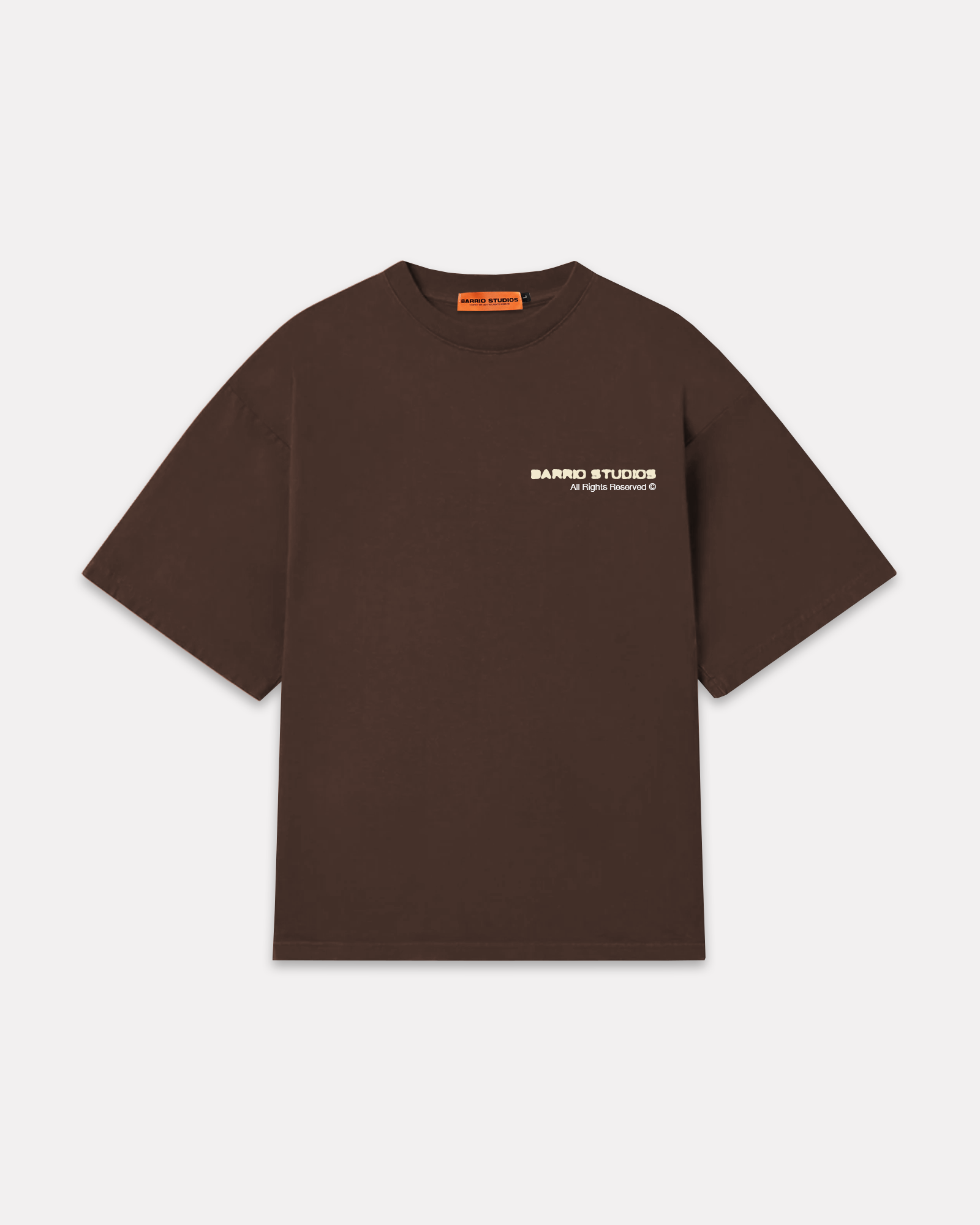 BARRIO STUDIOS - PRAISE BOXY TEE BROWN