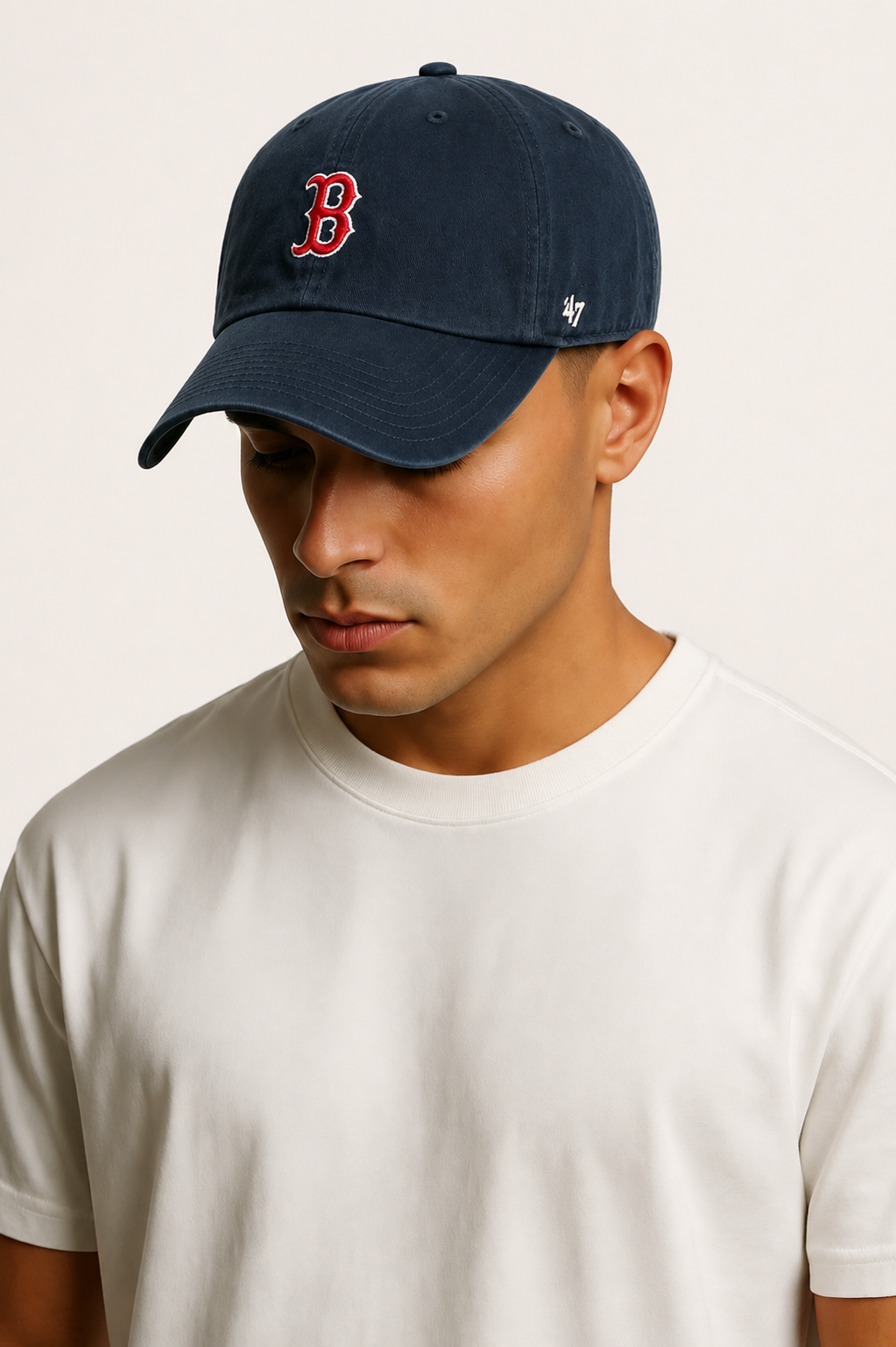 47 Brand - Baserun berretto clean up boston navy blu