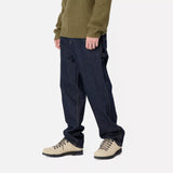 CARHARTT WIP - SINGLE KNEE DENIM PANTS BLUE