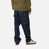 CARHARTT WIP - SINGLE KNEE DENIM PANTS BLUE