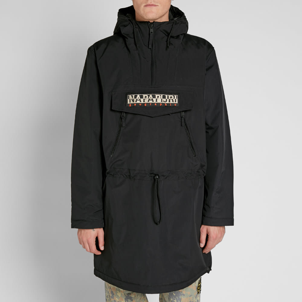 NAPAPIJRI TRIBE - ANORAK RAINFOREST PARKA BLACK