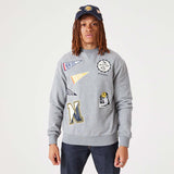 NEW ERA - HERITAGE CREWNECK GRIGIO